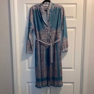 Vintage 70’s Hal Ferman midi semi sheer dress